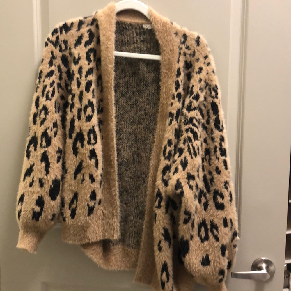 Cheetah cardigan